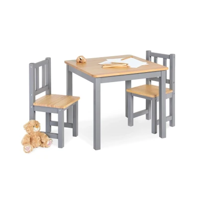 Abbildung von Pinolino® Kindersitzgruppe Fenna, grau/natur, (3 tlg)