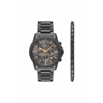 Abbildung von Armani Exchange Herren Uhr Grau AX7170SET