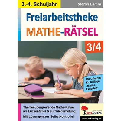 Abbildung von Freiarbeitstheke Mathe Rätsel / Klasse 3 4: Themenübergreifende als Lückenfüller und zur Wiederholung