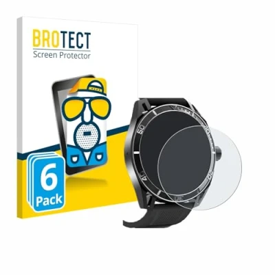 Abbildung von BROTECT Entspiegelungs Schutzfolie für Yuede Smartwatch 1.43&quot; (rund) (6 Stück) Matte Displayschutz Folie, Anti Reflex, Fingerprint
