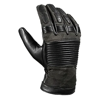 Abbildung von John Doe Durango XTM Motorrad Handschuh Leder und Baumwolle Schwarz Camouflage S