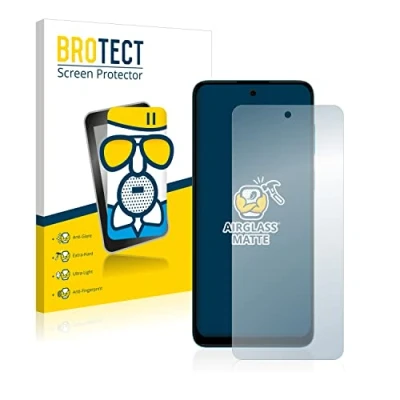 Abbildung von BROTECT Entspiegelungs Schutzglas für Motorola Moto G22 Schutz Folie Panzerfolie Glas Matt [Extrem Kratzfest 9H, Anti Reflex, Fingerprint]
