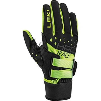 Abbildung von Leki HRC Race Shark Black/Neonyellow 7 SkI Handschuhe