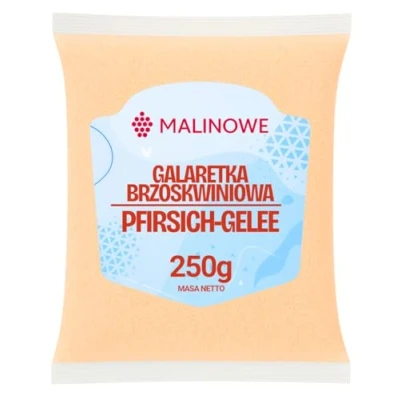 Abbildung von Malinowe PFIRSICHGELEE 250g Geleepulver