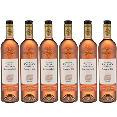 Abbildung von Western Cellars Zinfandel Rosé Kalifornien Roséwein (6 x 0.75 l)