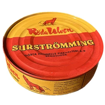 Abbildung von Surströmming HERING Schwedische Spezialität Röda Ulven 300g (fermentierter Hering) Challenge