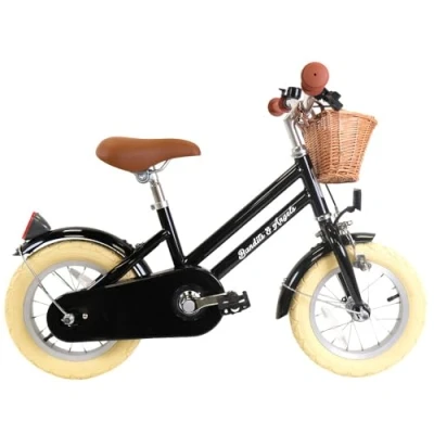 Abbildung von Kinderfahrrad ab 3 Jahren 12 Zoll Retro Rider schwarz Bandits and Angels