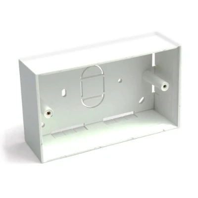 Abbildung von Surface Montage Hinten Box Pattress 2 Fach Für Vierfache Unterputzdose Schild 32mm [32mm]