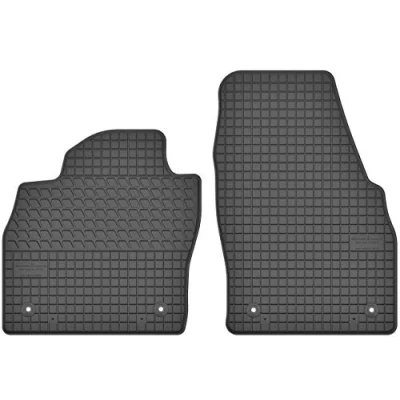 Abbildung von edecor Gummifussmatten Automatten Gummimatten Gummi Fußmatten für Audi A1 II GB ab Bj. 2018 VORNE