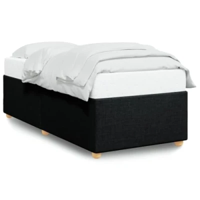 Abbildung von vidaXL Bett Bettgestell ohne Matratze Schwarz 100x200 cm Stoff