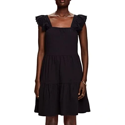 Abbildung von ESPRIT Damen 043CC1E301 Kleid, 001/BLACK, XXS