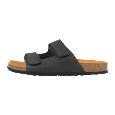Abbildung von Pantolette schwarz Herren Bioline Velcro