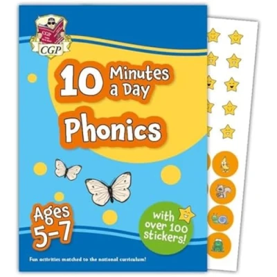Abbildung von 10 Minutes a Day Phonics for Ages 5 7 (with reward stickers) (CGP KS1 Activity Books and Cards)