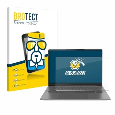 Abbildung von BROTECT Schutzglas für Lenovo Yoga Pro 7 Gen 8 14&quot; Schutzfolie Panzer Folie Glas [Extrem Kratzfest 9H, Anti Fingerprint, Ultra Transparent]