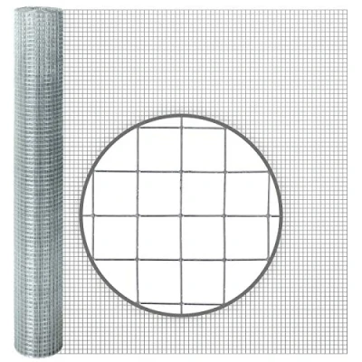 Abbildung von VOSS.farming 10m x 100cm Volierendraht Wühlmausgitter Maschendraht Drahtgeflecht Drahtzaun verzinkt, 12,7x12,7x0,65mm