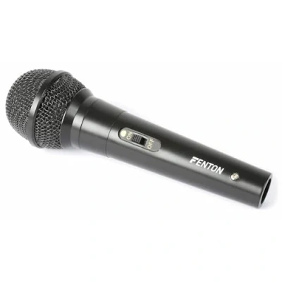 Abbildung von Fenton DM100 schwarzes dynamisches Mikrofon für Karaoke und DJs