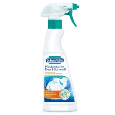 Abbildung von Dr. Beckmann Fleckenspray Deo &amp; Schweiß/Spezialfleckentferner gegen und Schweißflecken 250ml