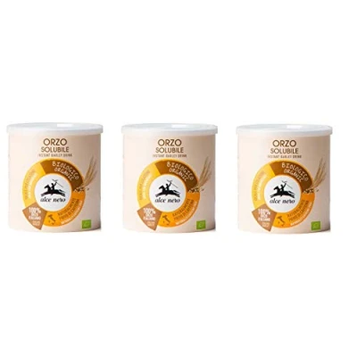 Abbildung von 3x Alce Nero Orzo Solubile Biologico Lösliche Gerste Bio Produkt 125g Kaffeeersatz 100% italienische organic product
