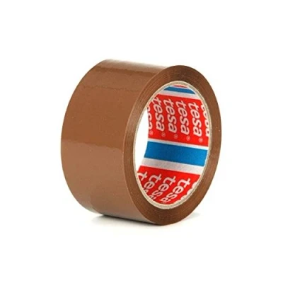 Abbildung von tesa Klebeband Packband 64014 PP transparent oder braun 50mm x 66m Kartonklebeband (1 St)
