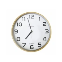 Abbildung von Unilux Wanduhr Baltic 30,5 cm holzfarben