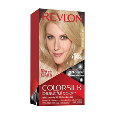 Abbildung von Revlon ColorSilk Beautiful Color 80 Light Ash Blonde