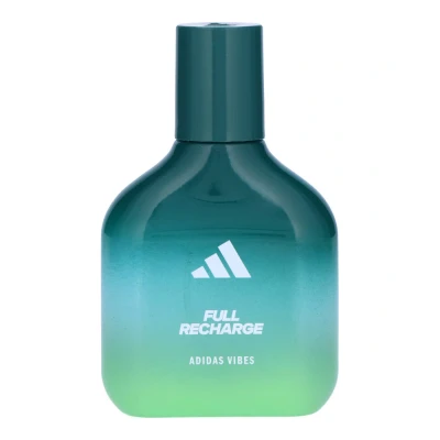 Abbildung von adidas Vibes Full Recharge Eau de Parfum, für alle, belebend und belebend, langanhaltender Duft, Zedernblatt Muskatellersalbei, 50 ml