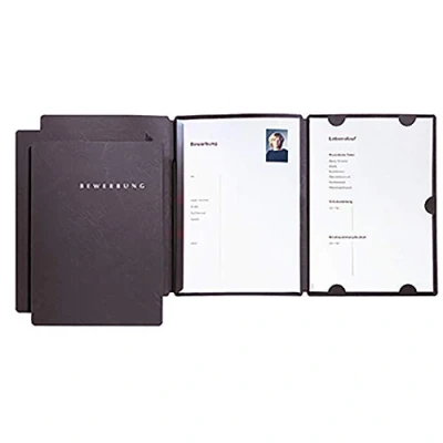 Abbildung von Pagna 22002 04 Bewerbungsmappe Select Basic, 3 teilig, schwarz