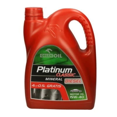 Abbildung von Orlen Platinum Classic DIESEL MINERAL 15W 40 4l Motoröl QFS404B60 MERCEDES BENZ: E Klasse Limousine, C T modell