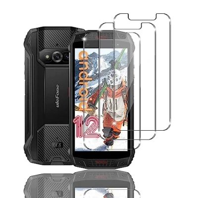 Abbildung von Ydiciv 3 Stück Schutzfolie für Ulefone Armor 15 Panzer Schutz Glas, [9H Härte Glas], [HD Klar Schutzglas], [No Bubble],