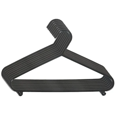 Abbildung von Bieco Kleiderbügel Kinder 8 St. Schwarz Länge ca 30 cm Baby Kunststoff Organiser Für Kleiderschrank Clothes Hangers