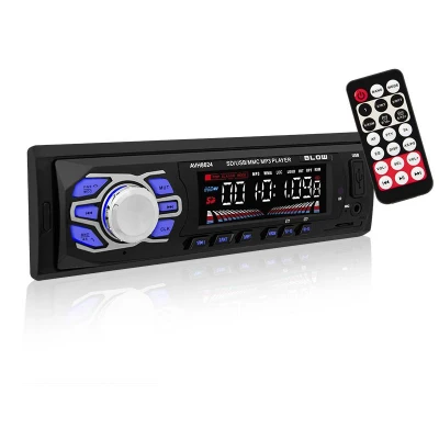 Abbildung von BLOW AVH 8624 78 269# Autoradio 1 DIN LCD 12 MP3 mit Fernbedienung, Montagewerkzeug