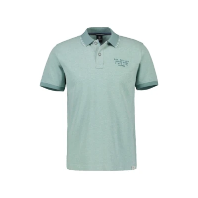 Abbildung von LERROS Poloshirt, in Melange Optik