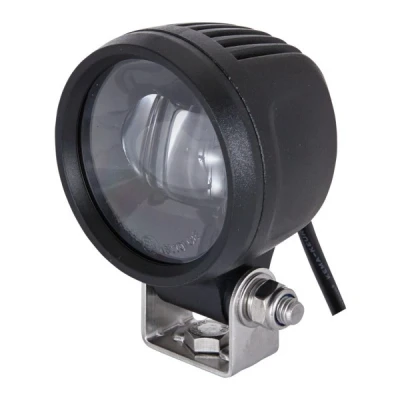 Abbildung von HELLA LED Arbeitsscheinwerfer SL60 12/24/36/48/60/72V geschraubt/Anbau schwenkbarer Montagebügel Spotausleuchtung Kabel: 500mm Stecker: offene Kabelenden 1G0 996 210 001