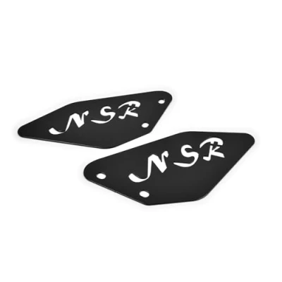 Abbildung von ZIEGER Fersenschoner Fersenschutz kompatibel mit: Honda NSR 125 schwarz