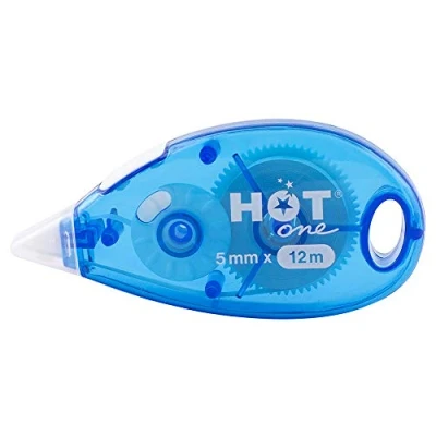 Abbildung von HOT 1 Korrekturmaus Korrekturroller mit Bandschutzkappe Korrekturband 5mm x 12m