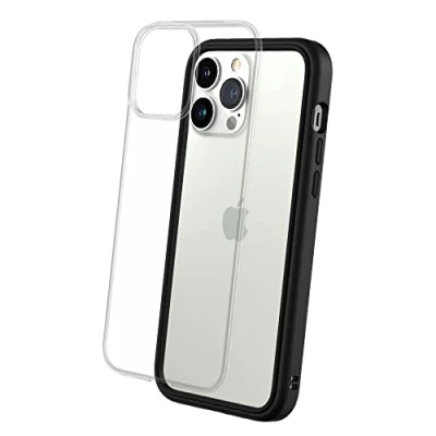 Abbildung von RhinoShield Modulares Case kompatibel mit [iPhone 13 Pro Max] Mod NX Anpassbare &amp; stoßdämpfende Schutzhülle im schlanken Design 3.5 Meter Fallschutz Schwarz