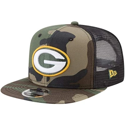 Abbildung von New Era Fifty Green BAY Packers Cap, Herren, Größe: One Size, Wood camo