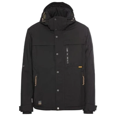 Abbildung von camel active Herren teXXXactive® Funktionsjacke mit Abnehmbarer Kapuze Schwarz menswear 98