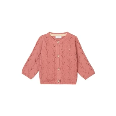 Abbildung von Noppies Feternes Strickjacke für Kinder, Größe: 56, Old rose