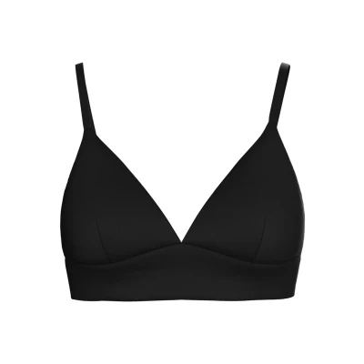 Abbildung von Pieces Pcnamee NOOS Triangel BH, Damen, Größe: XS, Black