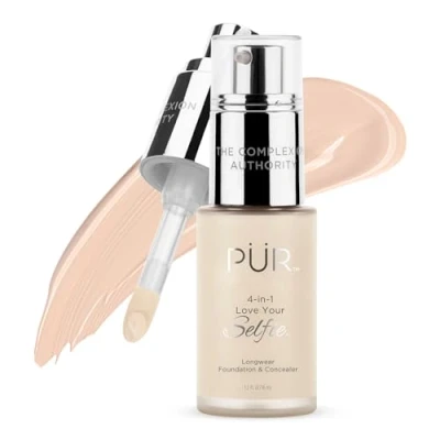 Abbildung von PUR 4IN1 LOVE YOUR Selfie Longwear Foundation AND Concealer Foundation, Damen, Größe: 30 ml, Bone