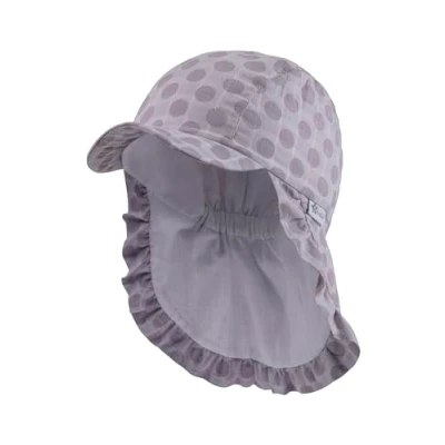 Abbildung von Sterntaler Schirmmütze mit Nackenschutz Punkte Baby Mütze gefüttert Baumwolle Mädchen Aufdruck UV 50+ Sonnenkappe aus flieder, 47