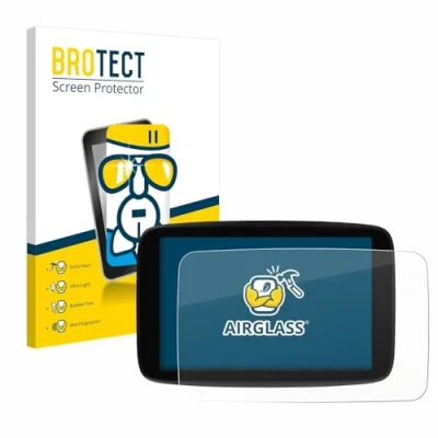 Abbildung von BROTECT Schutzglas für TomTom GO Superior 7&quot; Schutzfolie Panzer Folie Glas [Extrem Kratzfest 9H, Anti Fingerprint, Ultra Transparent]