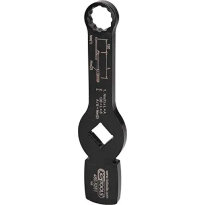 Abbildung von KS Tools 460.5251 3/4 Zoll Schlag Zwölfkant Schlüssel mit 2 Schlagflächen, 21 mm