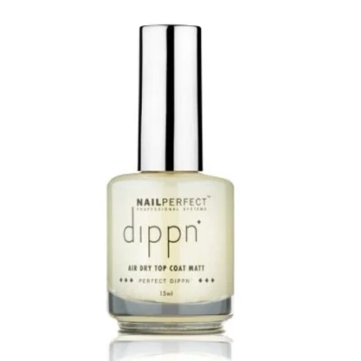 Abbildung von NailPerfect Nagellack Acrylic Perfect Dippin&#039; Air Dry Topcoat Matt 15 ml