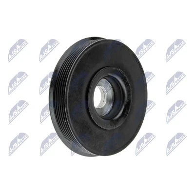 Abbildung von NTY RKP FR 011 Kurbelwellenriemenscheibe 6PK 163 entkoppelt, mit Montageanleitung FORD: Focus 2 Kombi, Schrägheck, FIESTA 5, MINI: Schrägheck