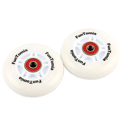 Abbildung von FunTomia Waveboard Rollen Ersatzrollen mit und ohne LED (Set, 2er Set)