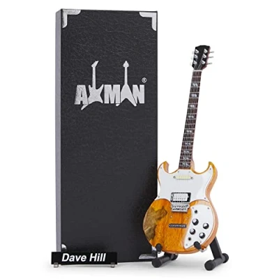 Abbildung von Dave Hill Miniatur Gitarren Replik Musikgeschenke handgefertigte Verzierung