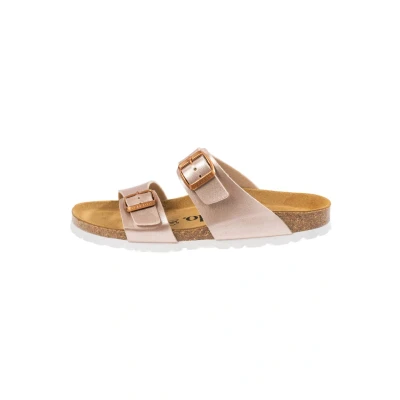 Abbildung von Palado Samos PF Pantolette flach, Damen, Größe: 37, Rose metallic Schuhe