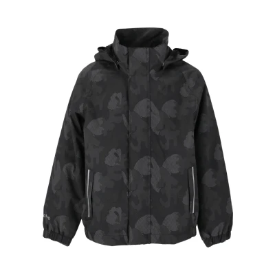 Abbildung von Zigzag Dakota Regenjacke / wasserabweisende Jacke für Kinder, Größe: 104, Black